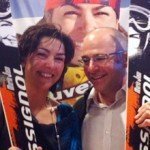 Maria Jose Rienda recibidó un detalle de parte de la marca de esquis Rossignol