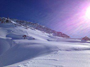Combinación de colores, sol y nieve!!