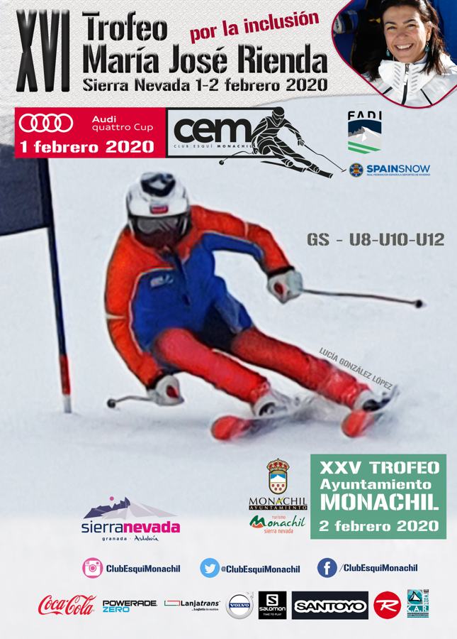 Cartel del XVI Trofeo María José Rienda por la inclusión, 2020